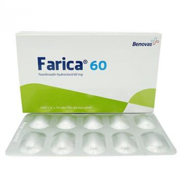 Farica Fexofenadin 60Mg Pharimexco Vpc (H10V)