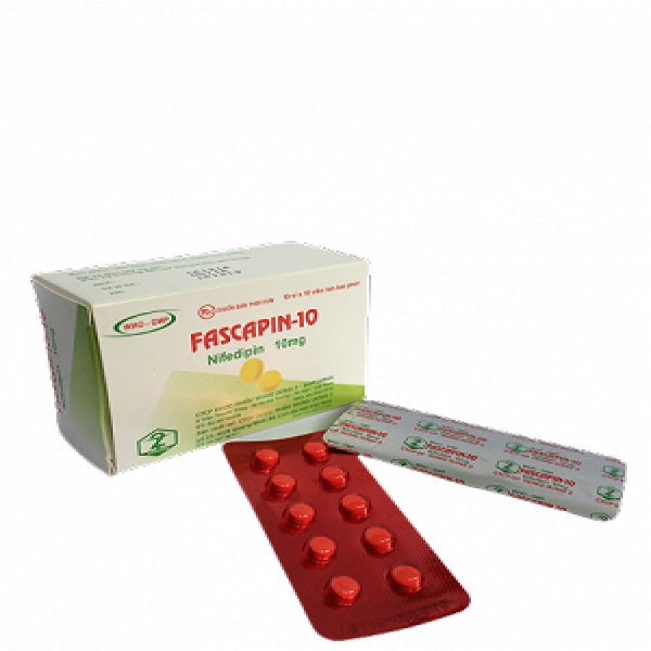 Fascapin Nifedipin 10Mg Tw2 (H100V)