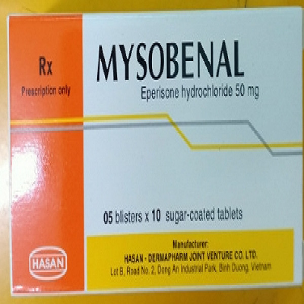 Mysobenal 50Mg (Eperisone 50Mg) _Hasan (H/50V)