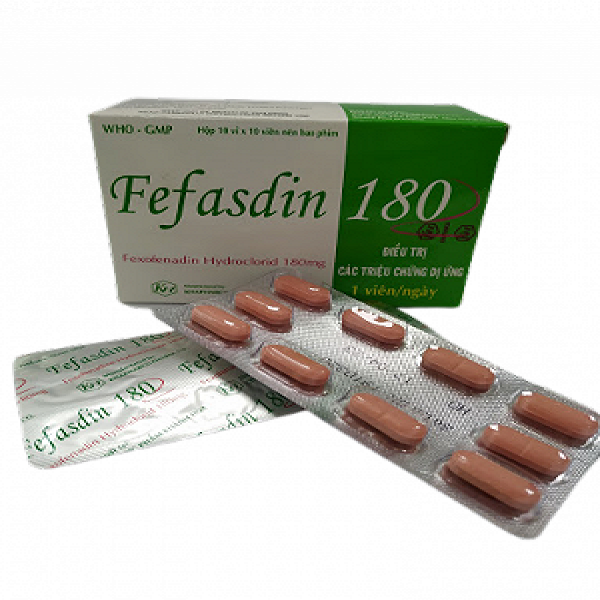 Fefasdin Fexofenadin 180Mg Khapharco (H30V)
