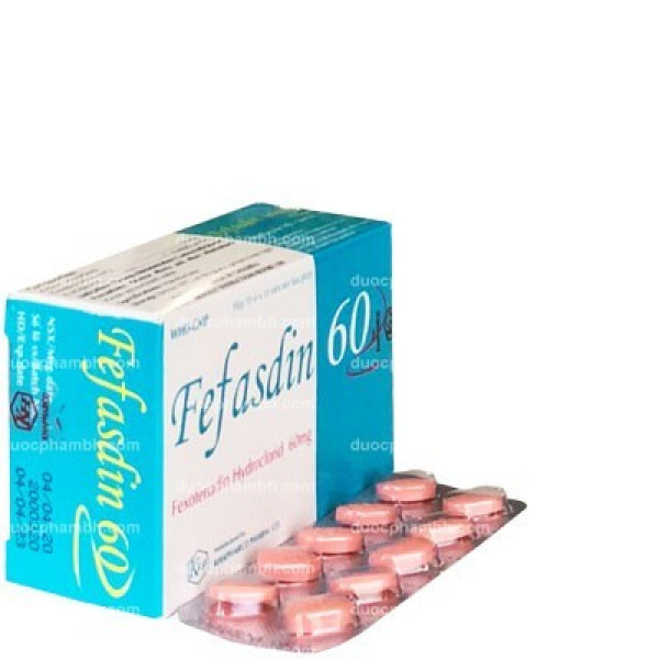 Fefasdin Fexofenadine 60Mg Khapharco (H10V)