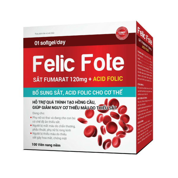 Bổ Máu Felic Fote Thường Rẻ _ Akophar (H100V) K112H