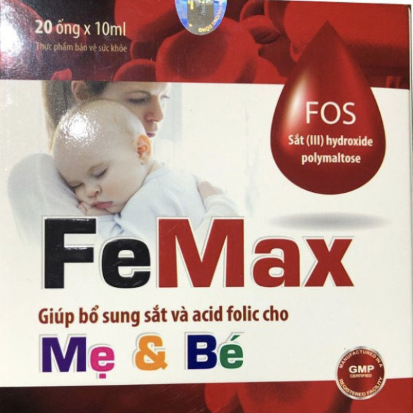Femax Sắt Nước Mẹ Và Bé (H20 Ống)
