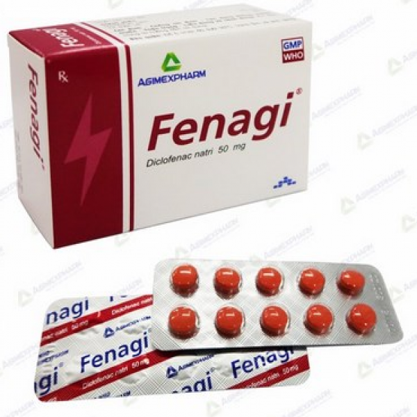 Fenagi Diclofenac 50Mg Agimexpharm (H100V)