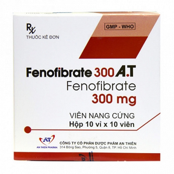 Fenofibrate 300 _An Thiên (Hộp100V)