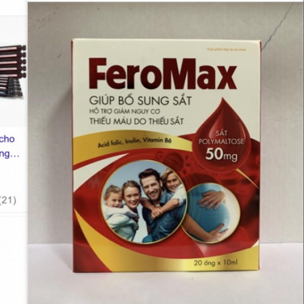 Feromax Ống Rẻ _Trắng Đỏ, Vf (H20 Ống)