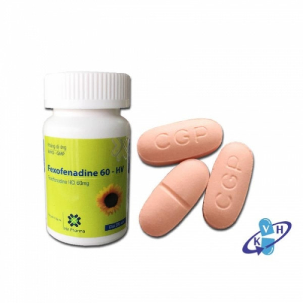 Fexofenadine 60 Hv _Usp (Lọ200V)
