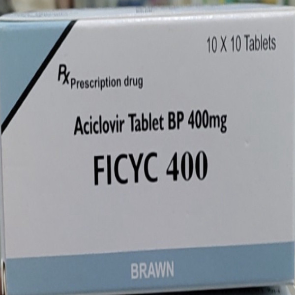Ficyc 400 (Aciclovir 400Mg) _ Ấn (H100 Viên)