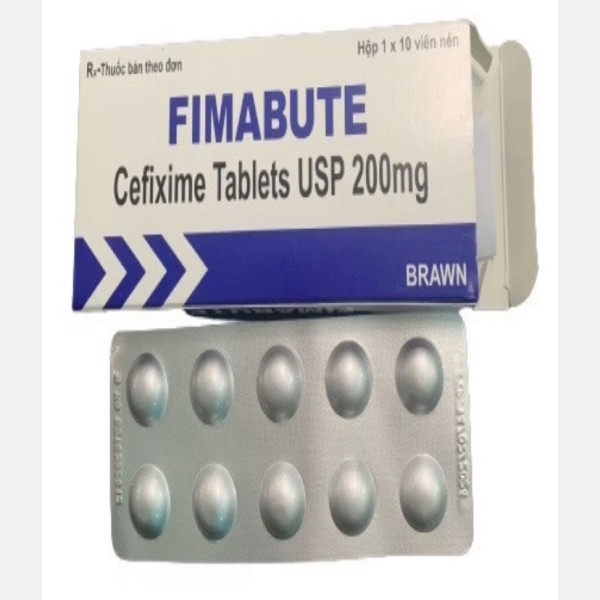 Fimabute Cefixim 200Mg _ Ấn (H10V) Nén date 2/2025