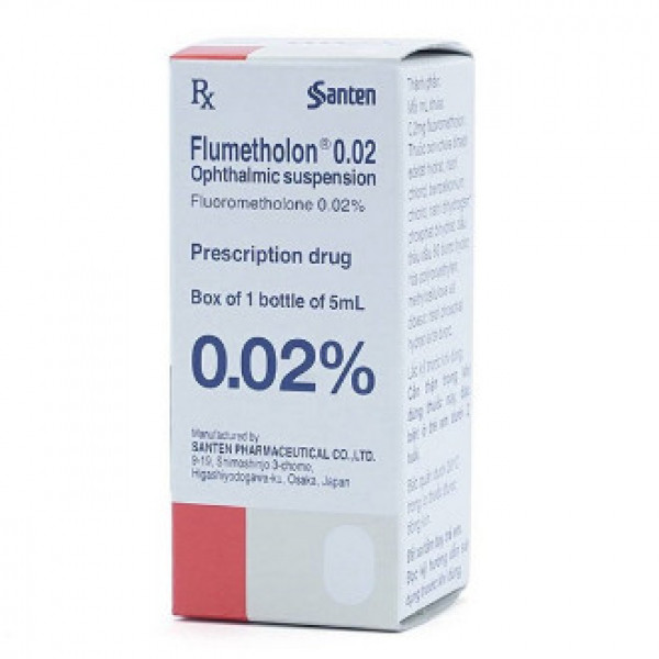 Flumetholon 0.02% _Santen Nhật Bản (Lọ5Ml)