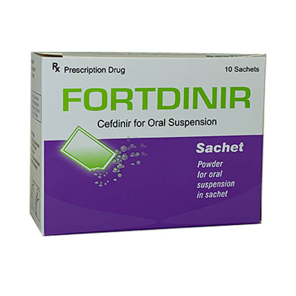 Fortdinir Cefdinir 300Mg (H10Gói)