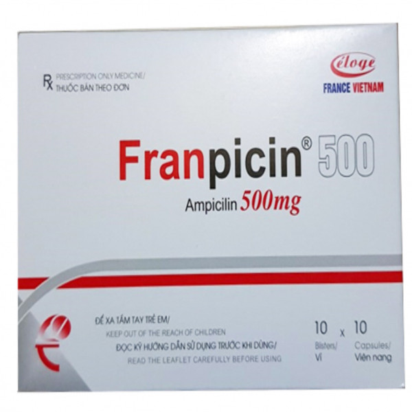 Franpicin 500Mg France Việt Nam (H100V)