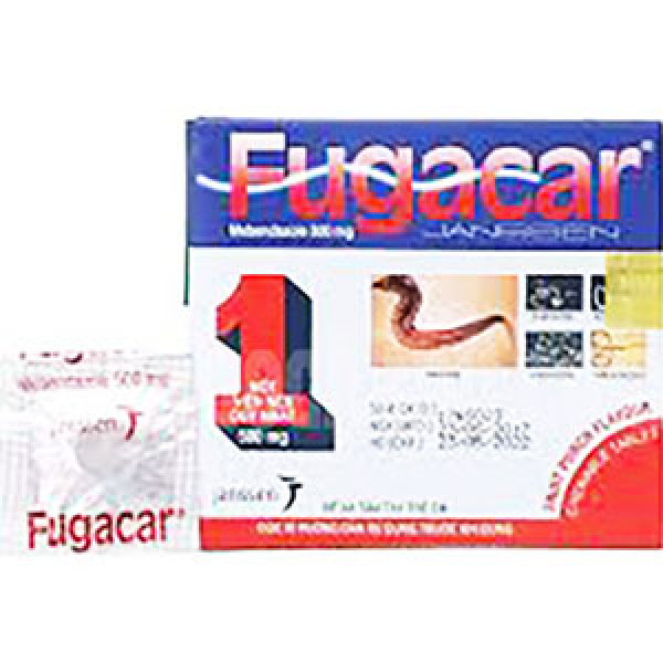 Fugacar 500Mg (Mebendazole) _Thái Lan (Hộp1Viên)