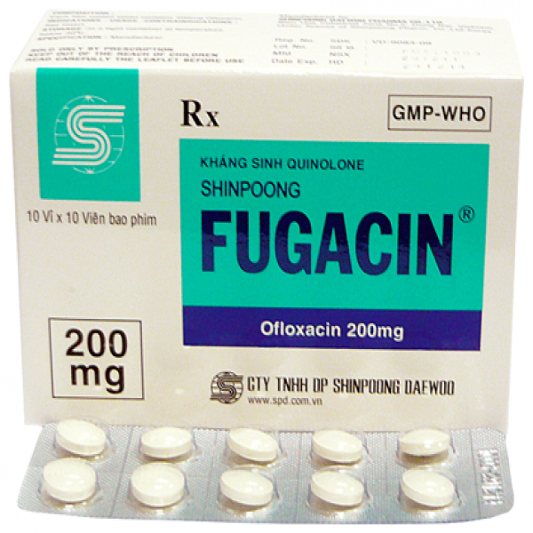 Fugacin Ofloxacin 200Mg Shinpoong (H100V)