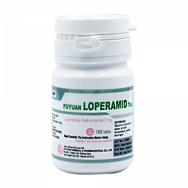 Fuyuan Loperamid 2Mg _Fu Yuan (Lọ100V) Nén