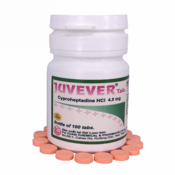 Juvever Tab. Cyproheptadine Hcl 4.0Mg (C100V)