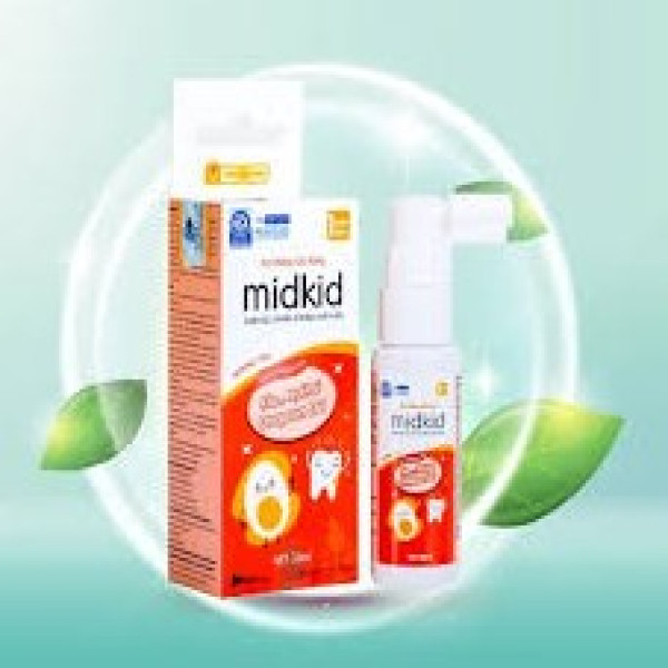Xịt Răng Midkid Vị Táo _Đỏ (Lọ20Ml) Đắt,