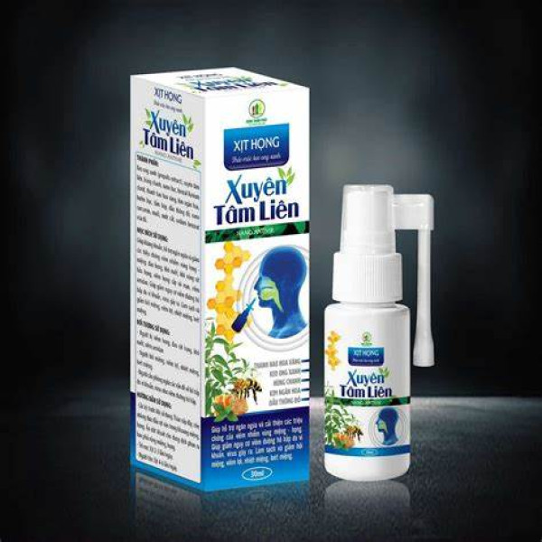 Xịt Họng Xuyên Tâm Liên _Trắng Phổi Rẻ (Lọ30Ml)