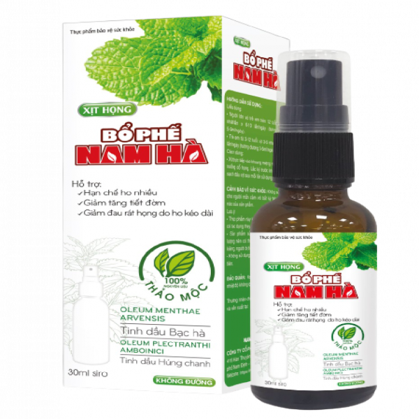 Xịt Họng Bổ Phế Nam Hà (Chai30Ml)