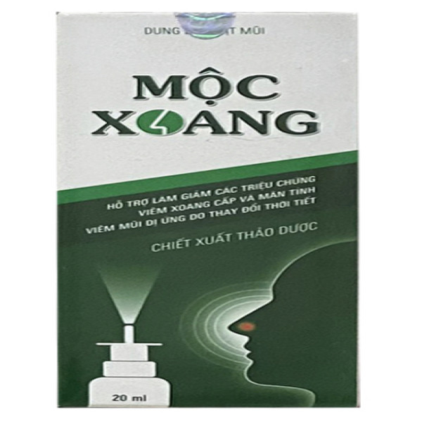 Xịt Mũi Mộc Xoang (Lọ20Ml)