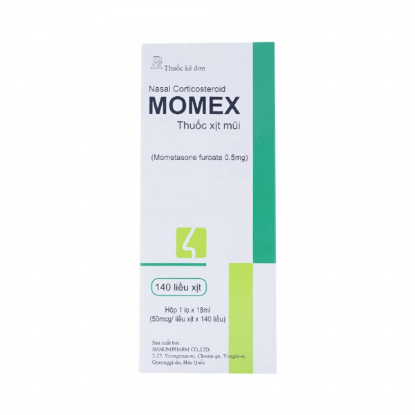 Xịt Mũi Momex-Nasal Spray Hanlim (C18Ml)