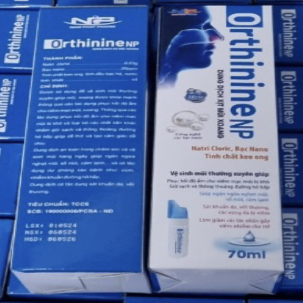 Xịt Muối Biển Orthinine Nl (Lọ70Ml) K160