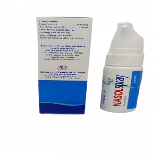 Xịt Mũi Nasolspray Mekophar (Chai70Ml)