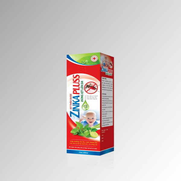 Xịt Muỗi Zinka Pluss Đỏ _Pháp Âu (Lọ100Ml)