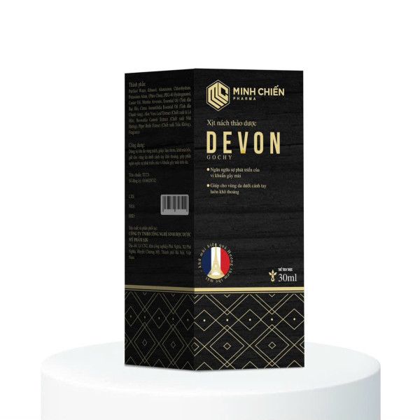 Xịt Nách Devon _Minh Chiến (Lọ30Ml) Đen