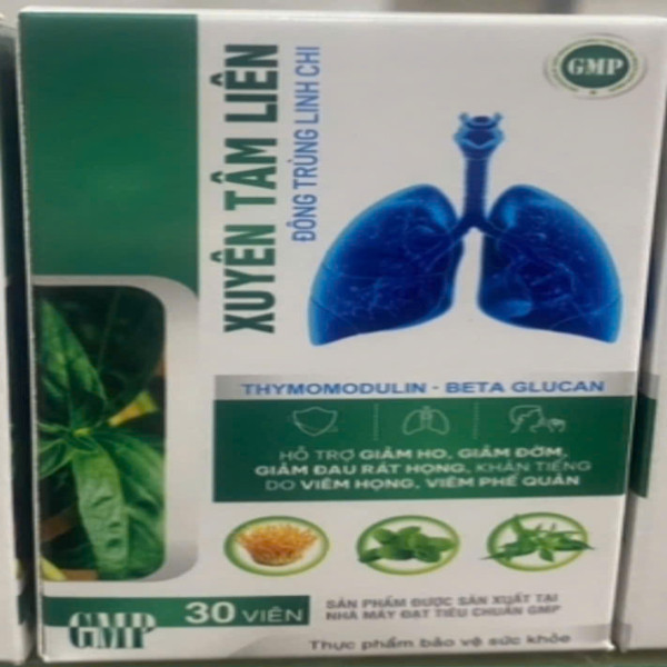 Xuyên Tâm Liên Bổ Phổi (Phổi Xanh Dương) _ Diamond (Lọ30V)