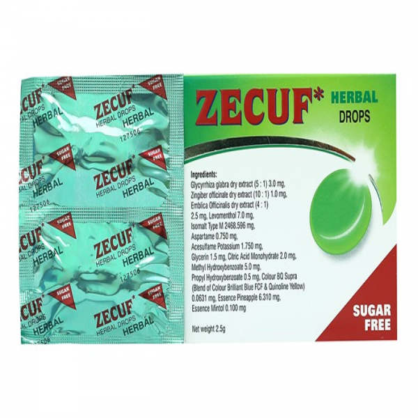 Zecuf Không Đường Unique Pharma (H20V)