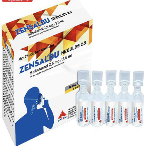 Zensalbu 2.5Mg2,5Ml Khí Dung (H10 Ống)