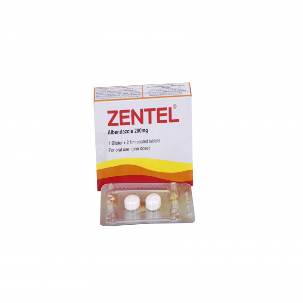 Zentel Albendazole 200Mg Gsk (H2V)