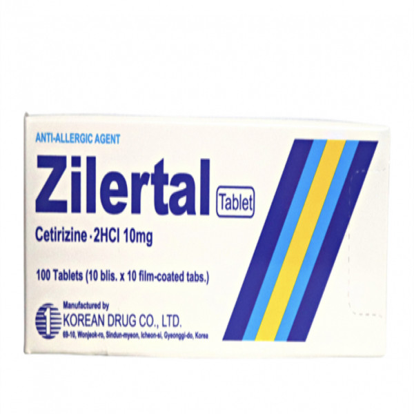 Zilertal Cetirizine _Hàn Quốc (Hộp100V)