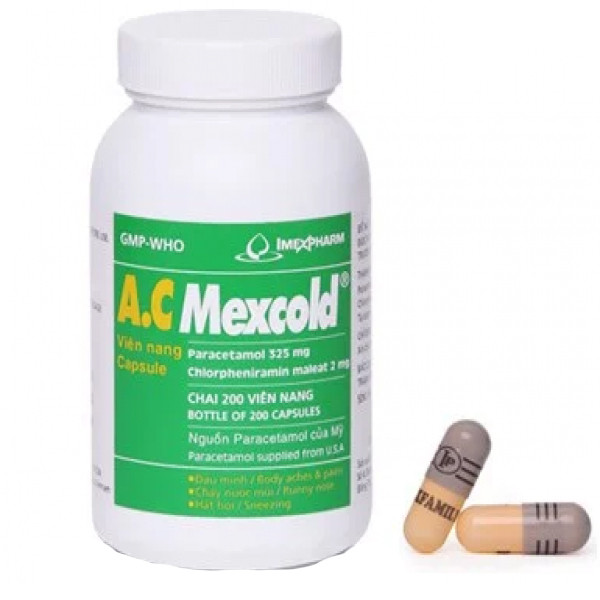 A.c Mexcold Paracetamol 325Mg (L200V)