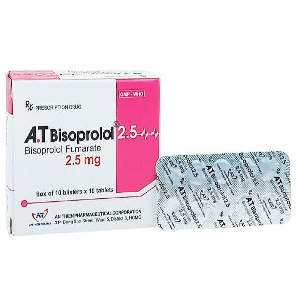 A.t Bisoprolol 2,5Mg _An Thiên (H10 Vỉ X 10V)