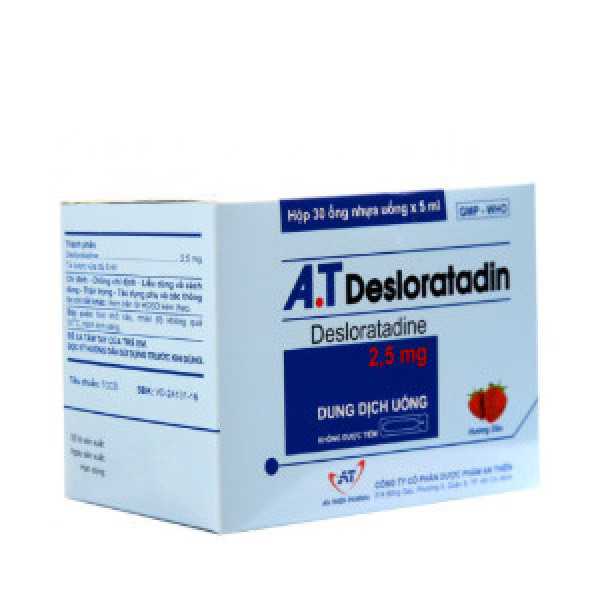 A.t Desloratadin 2,5Mg Ống _An Thiên (H30 Ống5Ml)