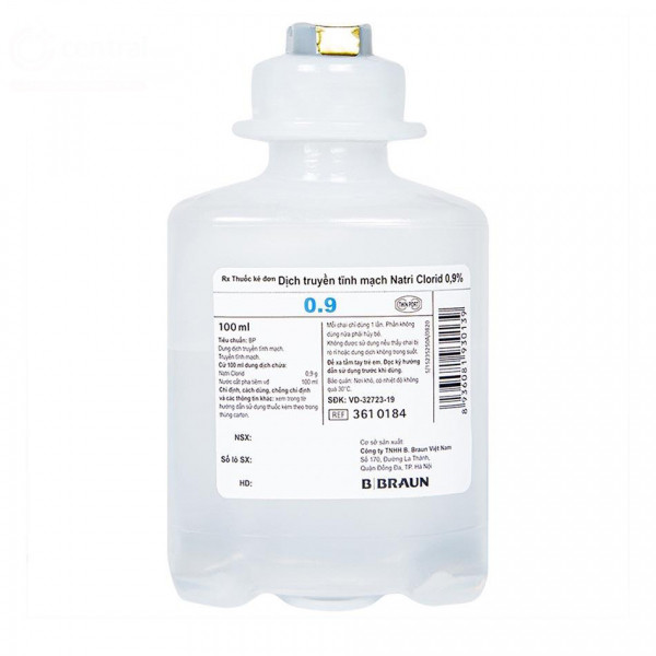 Muối Truyền 0,9 Brawn (C/100Ml),