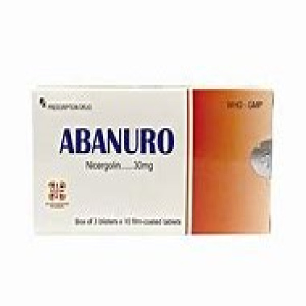 Abanuro 30Mg (Nicergolin 30Mg) _Phương Đông (H3 Vỉ X 10V)
