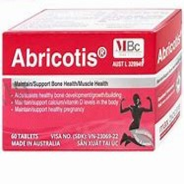 Abricotis (Ca D3) _Max Biocare Úc (H60 Viên)