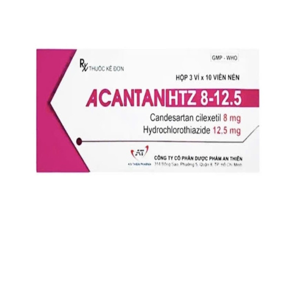 Acantan Htz 8-12.5 Thuốc Huyết Áp _An Thiên (H30V)