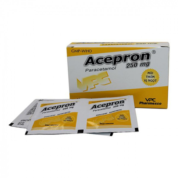 Acepron 250Mg (Paracetamol 250Mg) _Pharimexco (H20Gói)