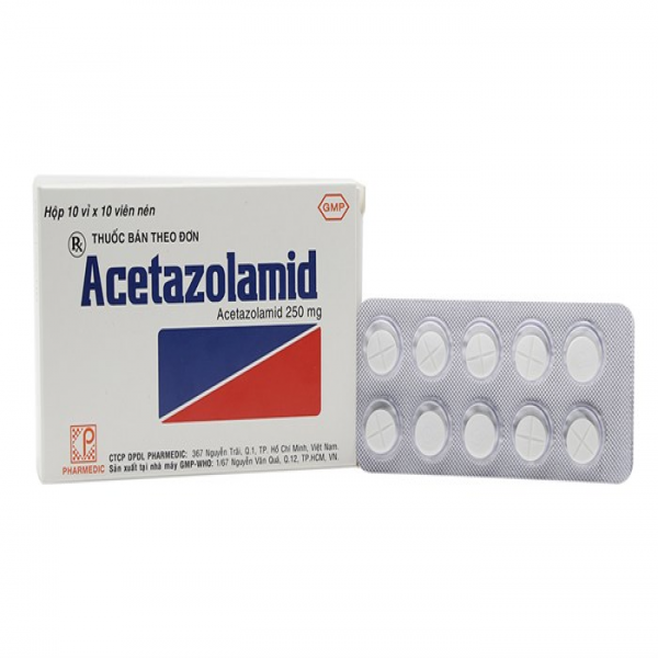 Acetazolamid 250Mg _Pharmedic Hcm (H100V)