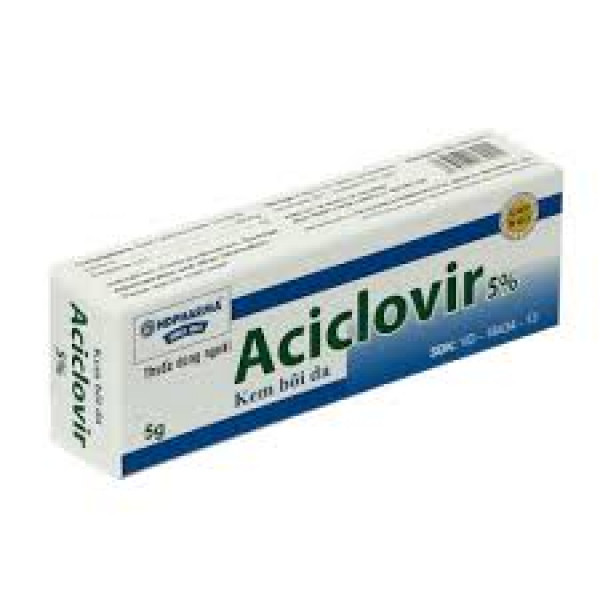 Aciclovir Hải Dương (Lốc10 Tuýp5Gr)