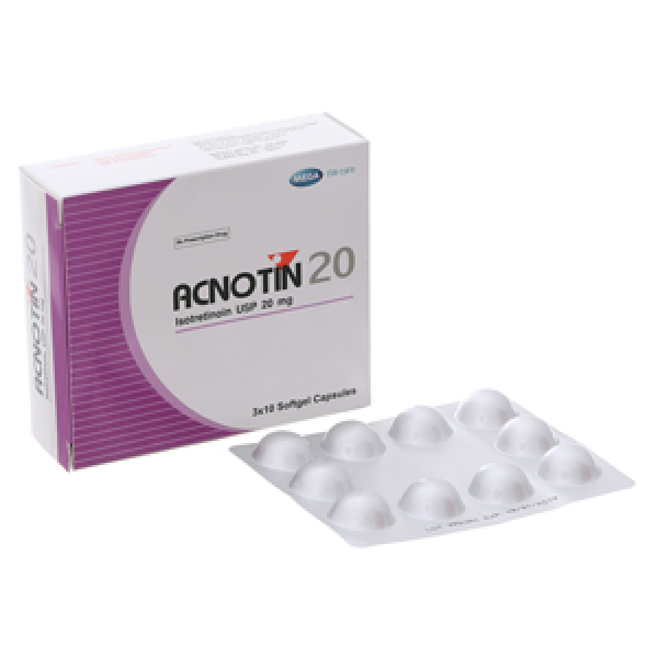 Acnotin 20Mg Mega (H3 Vỉ X 10V)