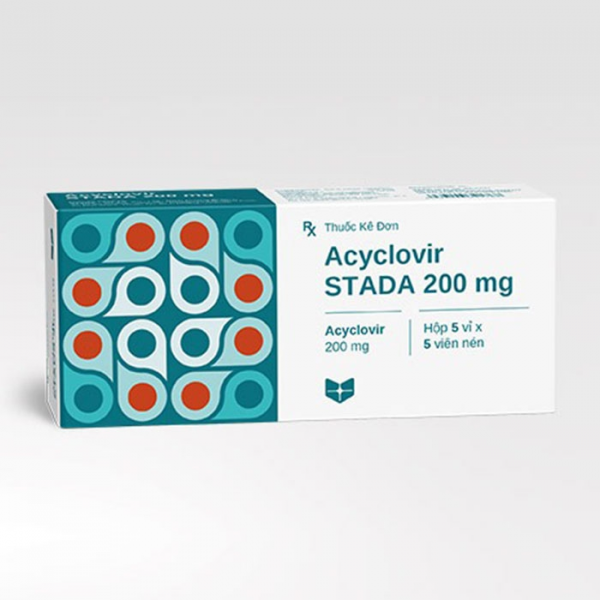 Acyclovir 200Mg Stada (5 Vỉ X 5 Viên)