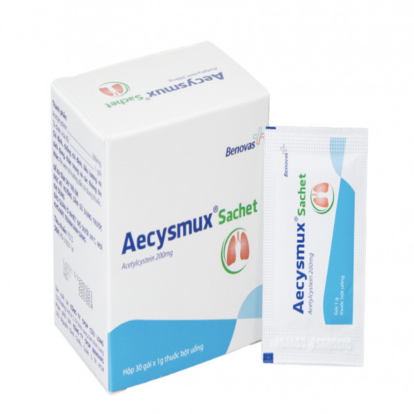 Aecysmux 200Mg (Acetyl ) _Cửu Long (Hộp30 Gói)