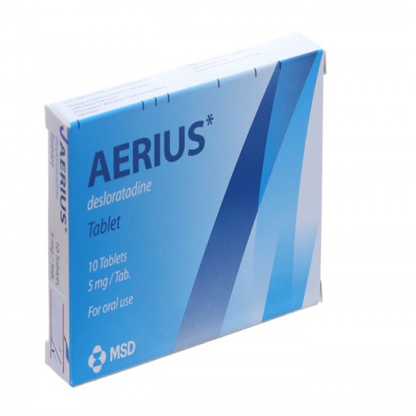 Aerius Viên (Desloratadin 10Mg) _Msd (H10 Viên)