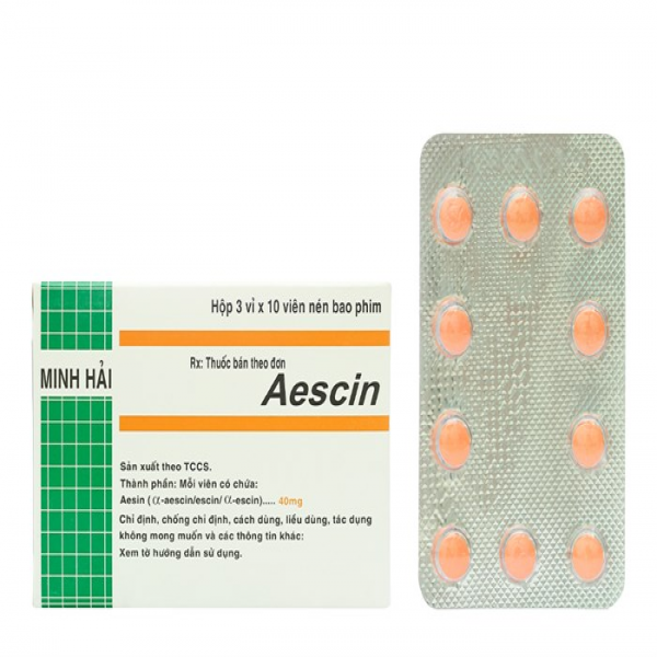 Aescin 40Mg Minh Hải (H30V)