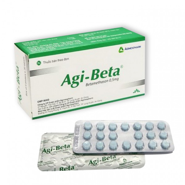 Agi Beta 0.5Mg Agimexpharm (5 Vỉx 20 Viên)